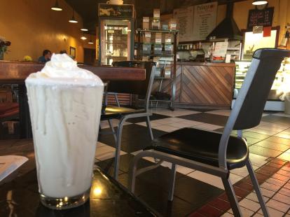 Milk shake at Cafe Milagro $3.50 #food