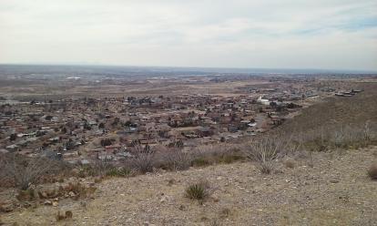 A view to the east of El Paso