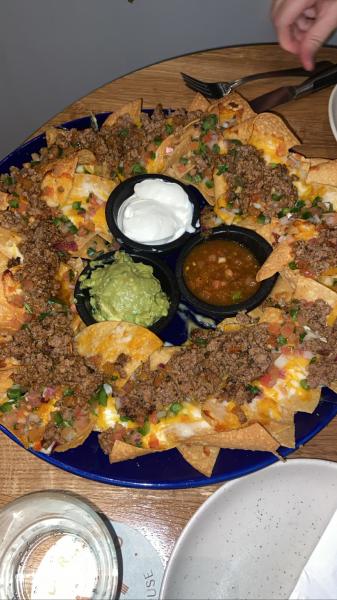 Moxie’s Fort Lauderdale nachos with beef excellent $25 #food 2023