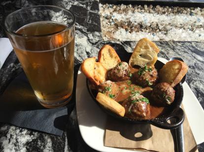 Rustic Root Happy Hour 4 to 6 pm Gaslamp San Diego Meatballs and Mother Earth $11 (half of