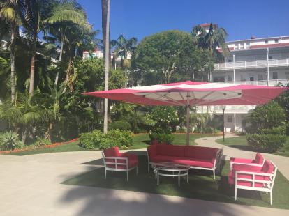 Courtyard at the Hotel Del Coronado 