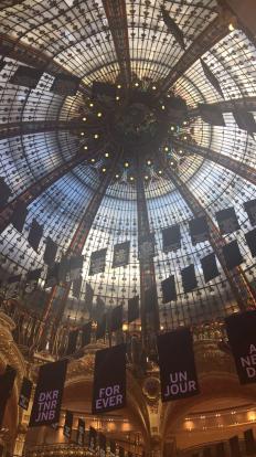 Galleries Lafayette glass dome Paris 