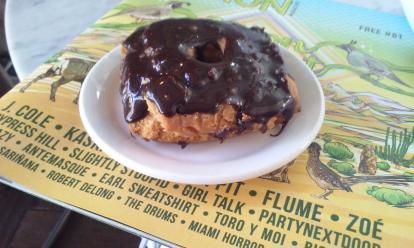 Fudge donut at Hillside Coffee 