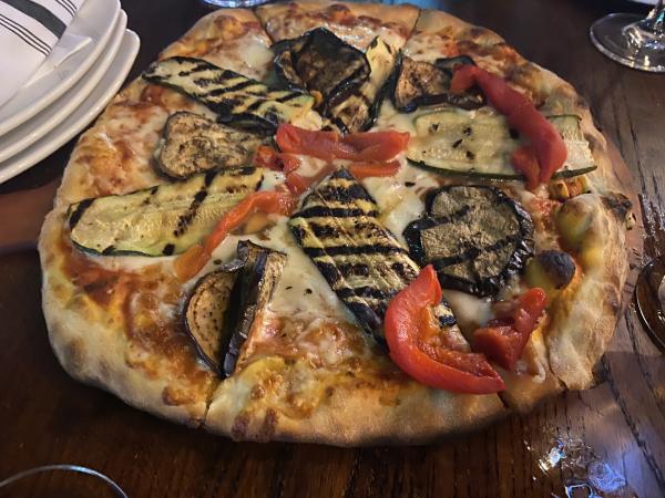Vegetarian pizza at Piazza Florida Fort Lauderdale #food 2020