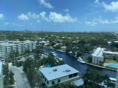 Riverside Hotel looking over the river at Fort Lauderdale 2020