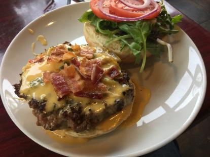 Queso burger at Mainstreet Bistro Ale House $12