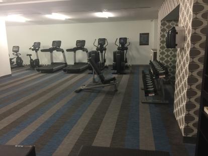 Gym at Aloft Hotel El Paso 