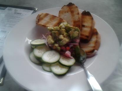 Ahi tuna and mango ceviche at star city diner El Paso. #food great avocado, goes well with