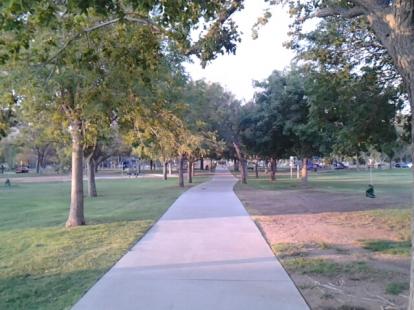 Madeline Park in El Paso during the summer.