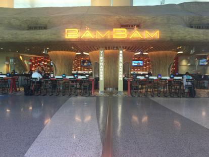 BamBam Vietnamese Cajun Beer Garden inside Terminal C Houston International Airport