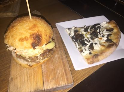 Irish Burger and Mushroom Truffle #food at Oâ€™Neils in New York City 