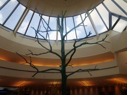 Tree sculpture at Houston airport