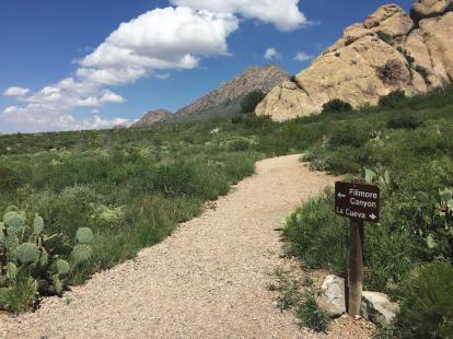 OpenNote: Fillmore Canyon and La Cueva sign post