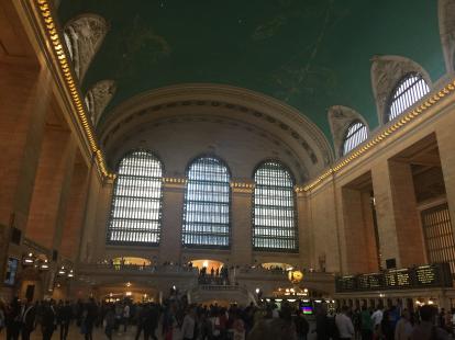 Grand Central Main lobby during the day. Into the city with Metro North 