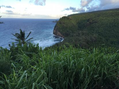 Beyond cell phone reception on the big island of Hawaii and at the end of 270 is Pololu Va