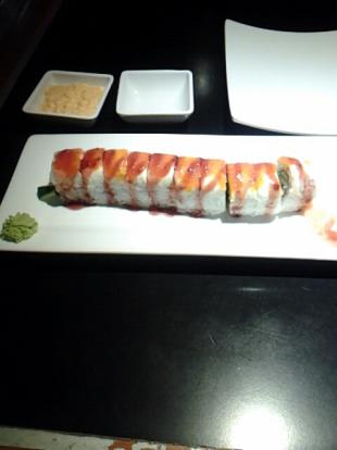 Philadelphia special sushi roll at sushi place $10 #food
