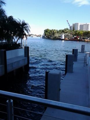 Boca Raton view from the dock