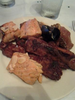 Gi Gi s buffet #food ribs salmon beef