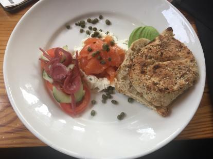 Gravlax at Front Street Cafe $14 #food