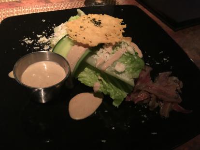 OpenNote: Cesar salad with anchovies #food Mesa Street Grill within University Hill Plaza