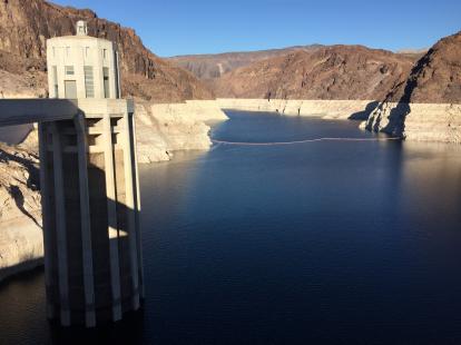 Hoover Dam from the walkway