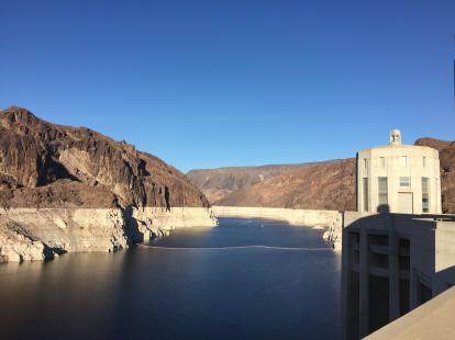 From the Arizona time generator tower at Hoover Dam