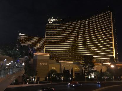 Wynn and Encore at night. Las Vegas 2015