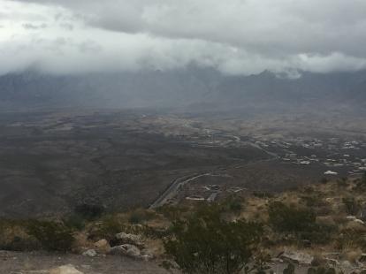 OpenNote: Top of A Mountain looking at the clouds on The Organ Mountains