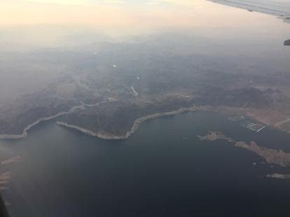 Hoover Dam from the sky