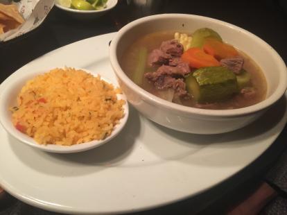 Caldo de res at Corralitos El Paso #food