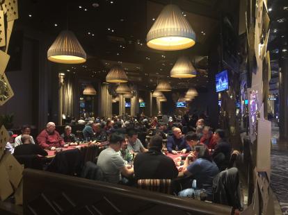 Aria Las Vegas Poker Room. Good for 2-5 Texas Hold em No Limit 2017