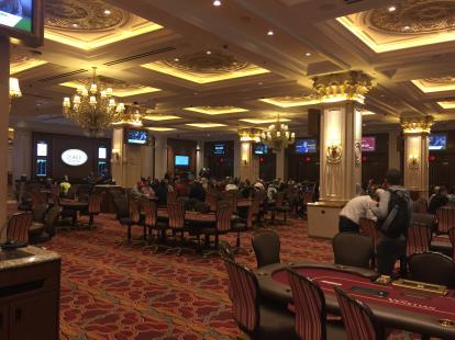Venetian Poker Room 2-5 No Limit $1000 maximum buy in. Immediately to the left from the go