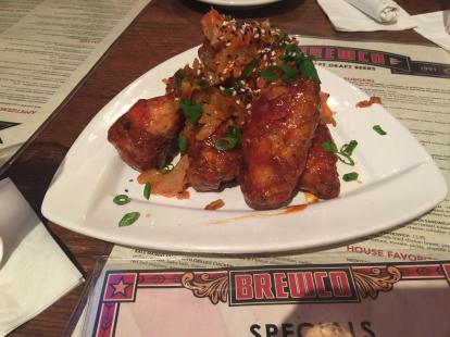 Brewco Korean wings #food $13 Manhattan Beach 