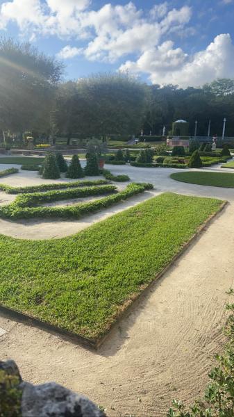 Gardens of Vizcaya from near the house