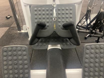 Vopit handle for low row pull available at Equinox Brickell Avenue. Comfortable grip for h