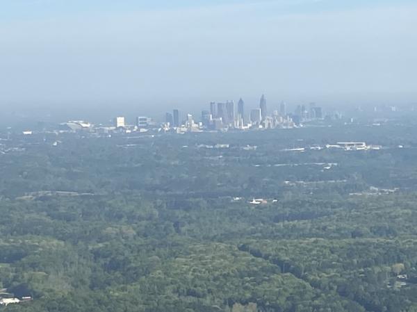 Atlanta from the air 2020 iPhone 11