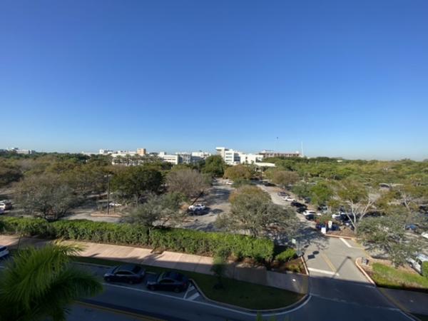 Doctorâ€™s Hospital 6th Floor parking garage looking over to University of Miami Scho