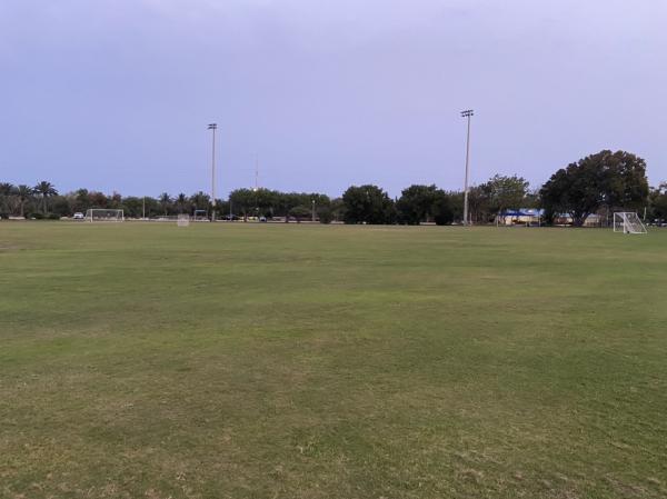 Soccer field Founders Park with regulation nets Islamorada 