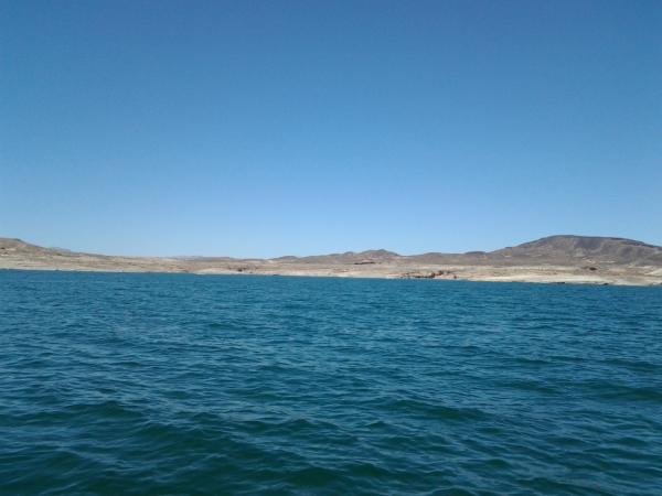 Lake Mead from a boat
