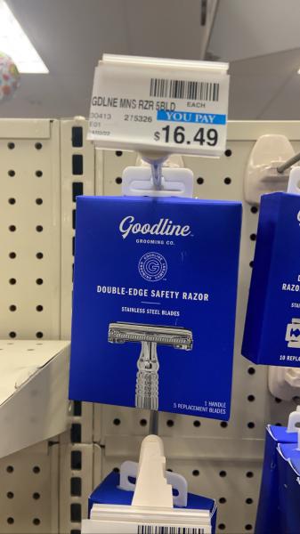 CVS Pharmacy safety razor from Goodline. Navarro Pharmacy sells one for $10. Double edge r