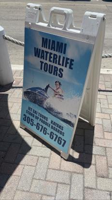 Jet ski tour of Miami $160 for one hour. Two riders per jet ski. Miami Water Life Tours 30