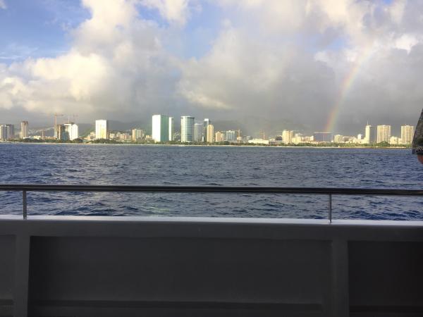 Rainbow over Hawaii 
