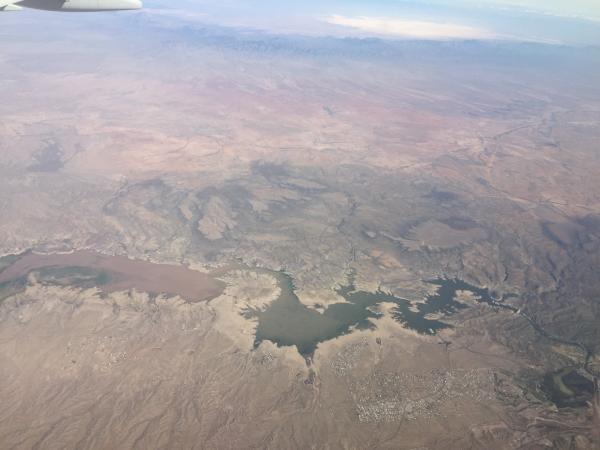 from the air elephant butte reservoir 