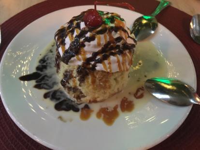 Tres leches cake at Peppers Cafe #food