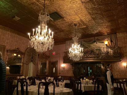 The main room with chandeliers 
Double Eagle
2355 Calle de Guadalupe
