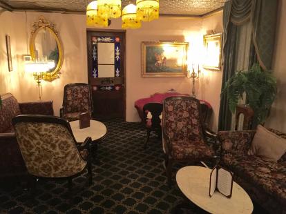 Double Eagle. A classic restaurant with an antique parlor room. Las Cruces. 
