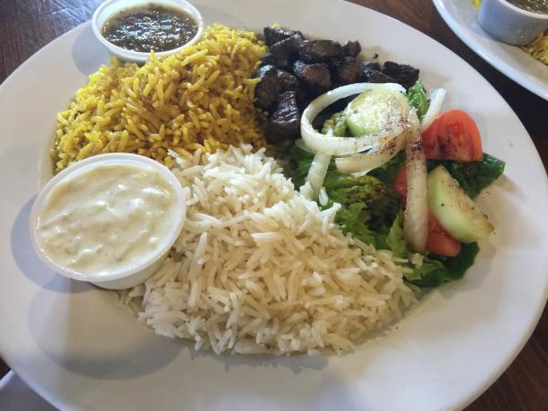 Lamb Schwarma platter at Sheba Grill #food