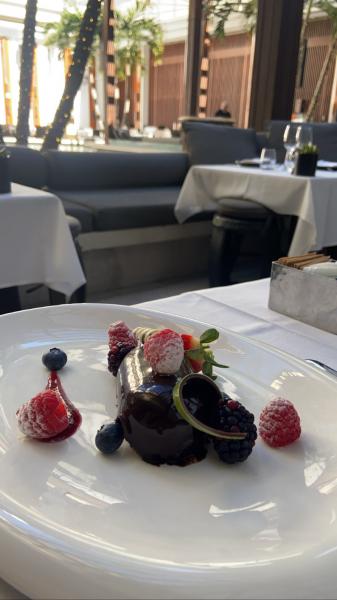 Jaya chocolate mousse $34 three course lunch 2023 #food