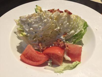 Iceberg lettuce wedge salad at Pecan Grill $9 #food healthy 