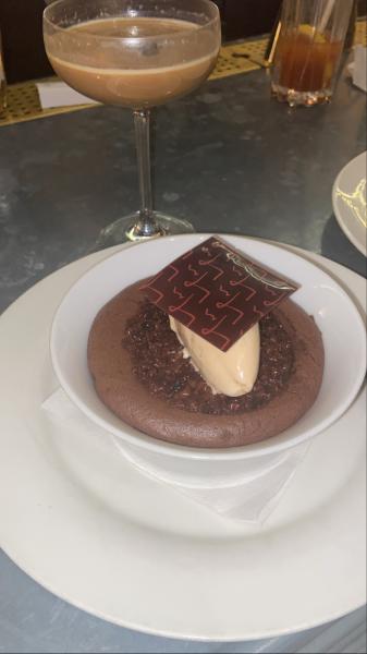 Chocolate mousse at La Petit Maison #dessert #food Excellent 2022 $15